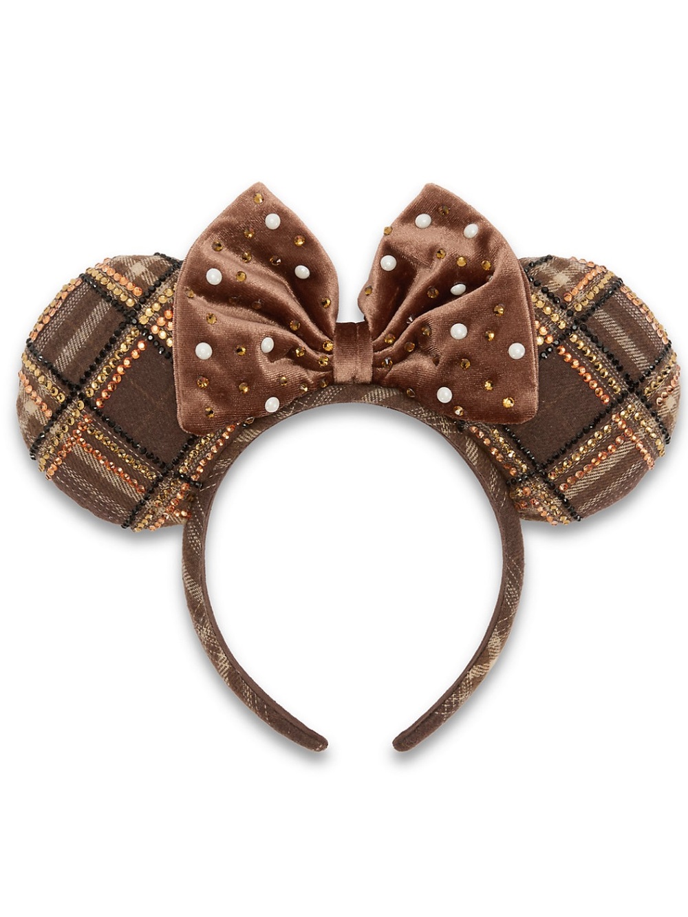 Minnie Mouse Plaid Ears Headband for Adults by BaubleBar